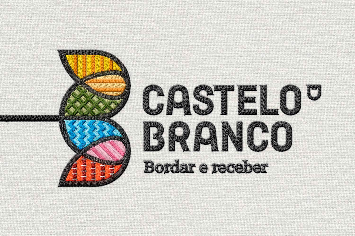  Embroidered logo of Castelo Branco Embroider and Receive 