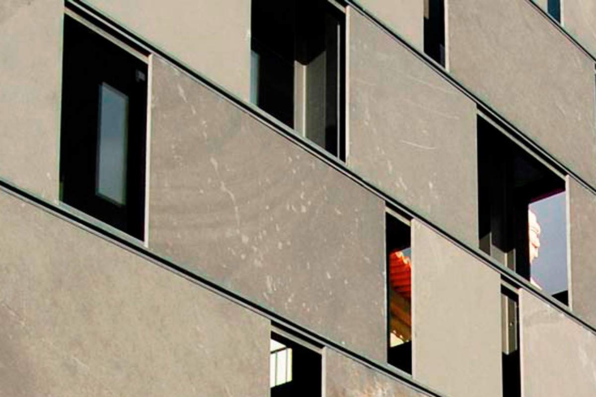  detail of the Douro Museum facade 