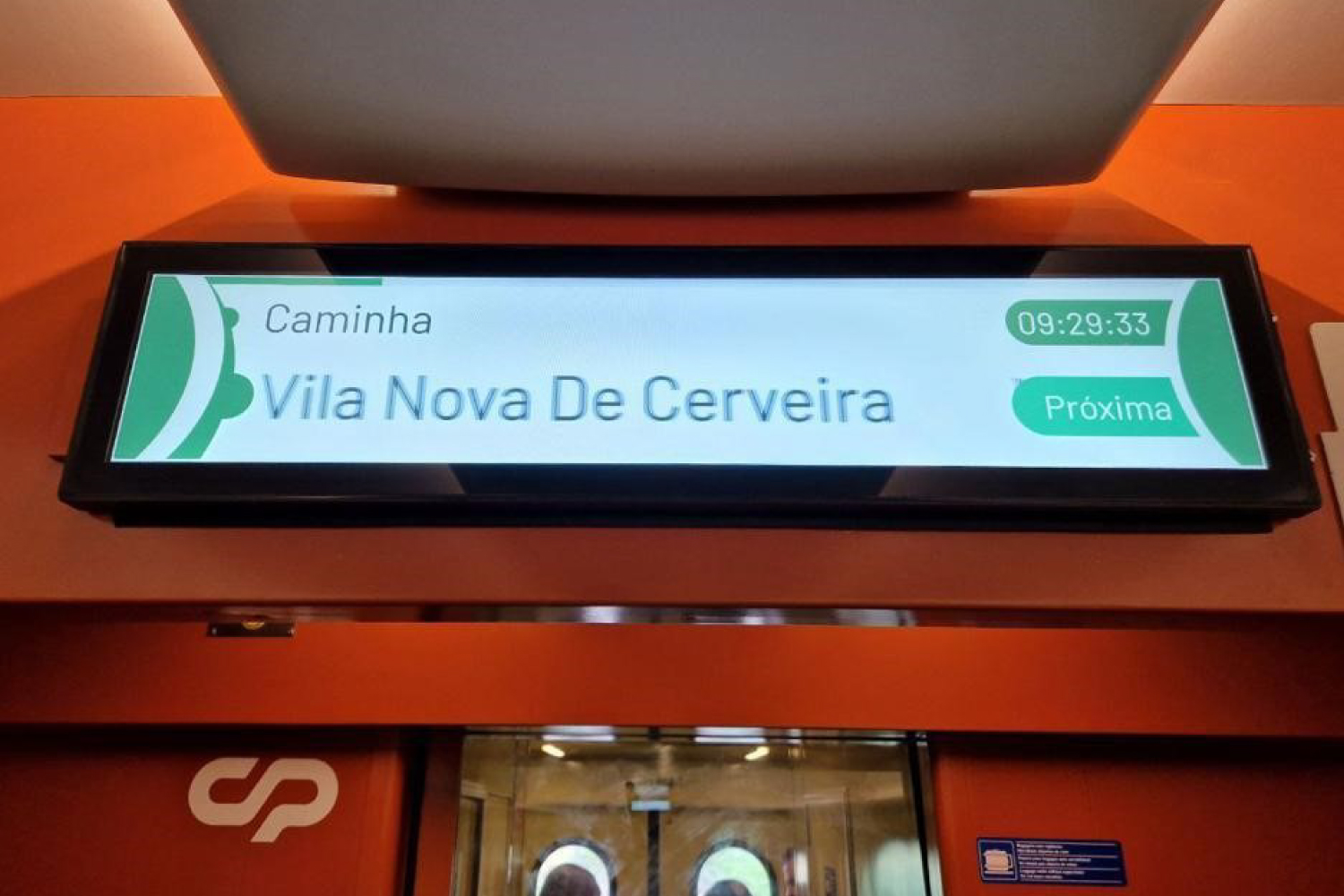 Passenger information display