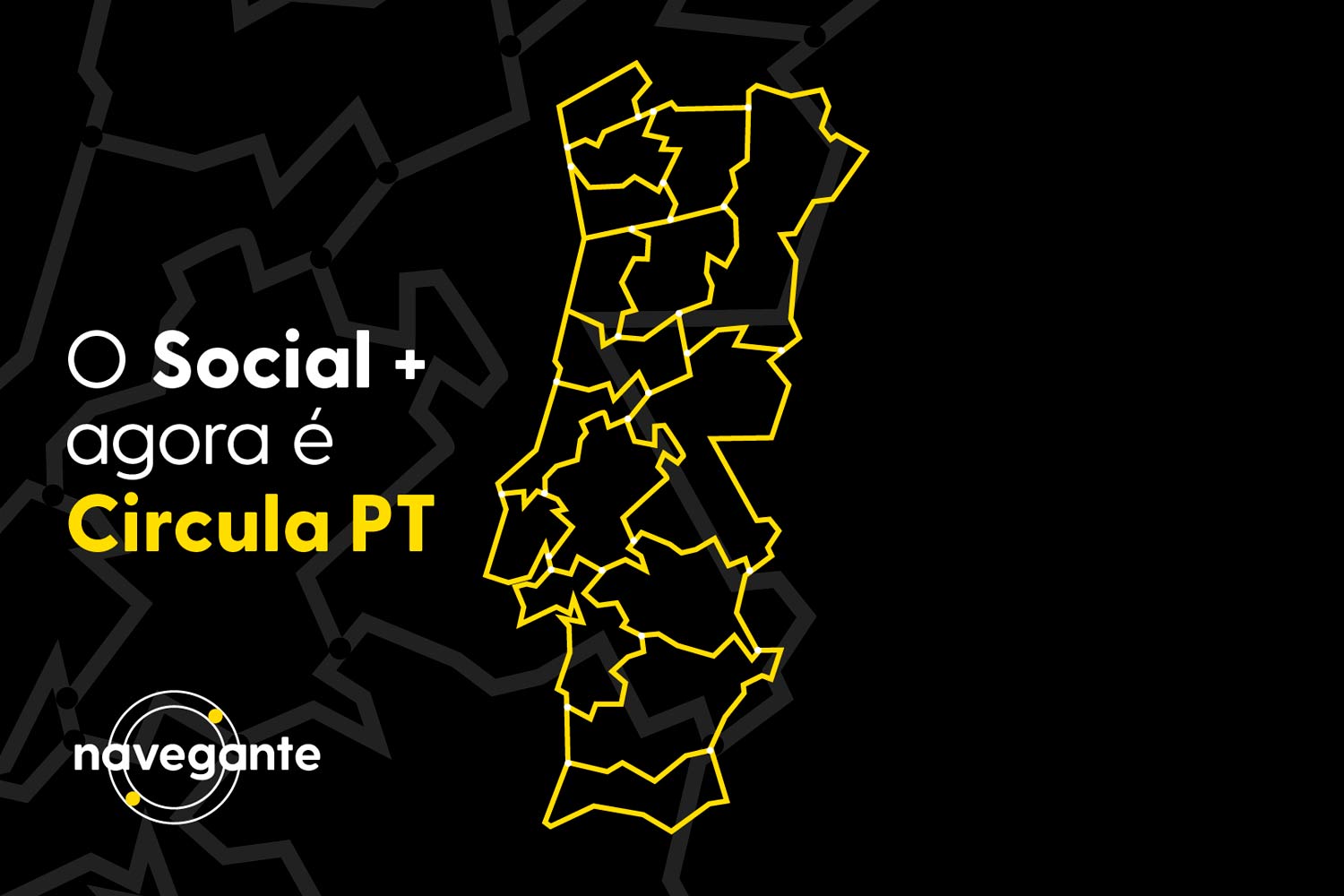  stylized map of Portugal indicating the change of name of the pass
      